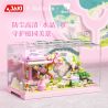 JAKI HK125 NANCI SPRING BREEZE PEACH BLOSSOM GARDEN bộ đồ chơi xếp lắp ráp ghép mô hình