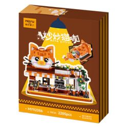 MOYU BLOCK MY92056 92056 BÁNH MÈO MAOMIAO bộ đồ chơi xếp lắp ráp ghép mô hình MEOW COFFEE 2285 khối