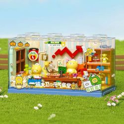 JAKI HK161 DAVID XIONG TỪ YUANQI CANTEEN bộ đồ chơi xếp lắp ráp ghép mô hình