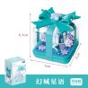 GEKKOSHA 805801 NGÔI SAO ƯỚC FINGERERTIPS FANTASY CITY STAR WORD bộ đồ chơi xếp lắp ráp ghép mô hình