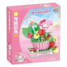 KEEPPLEY K20865 20865 THỊ TRẤN STRAWBERRY SANRIO GIAI ĐIỆU TRANG TRẠI NGƯỜI YÊU bộ đồ chơi xếp lắp ráp ghép mô hình MY MELODY 138 khối