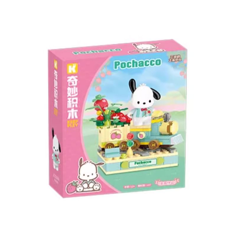 KEEPPLEY K20866 20866 THỊ TRẤN STRAWBERRY CHÓ PACHA EXPRESS bộ đồ chơi xếp lắp ráp ghép mô hình POCHACCO 147 khối