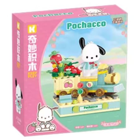 KEEPPLEY K20866 20866 THỊ TRẤN STRAWBERRY CHÓ PACHA EXPRESS bộ đồ chơi xếp lắp ráp ghép mô hình POCHACCO 147 khối