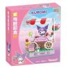 KEEPPLEY K20870 20870 THỊ TRẤN STRAWBERRY SANRIO CỬA HÀNG KULOMI bộ đồ chơi xếp lắp ráp ghép mô hình KUROMI 167 khối