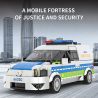 XBERT 66030 XE TẤN CÔNG CẢNH SÁT CHÂU bộ đồ chơi xếp lắp ráp ghép mô hình City EUROPEAN POLICE VAN Thành Phố 430 khối