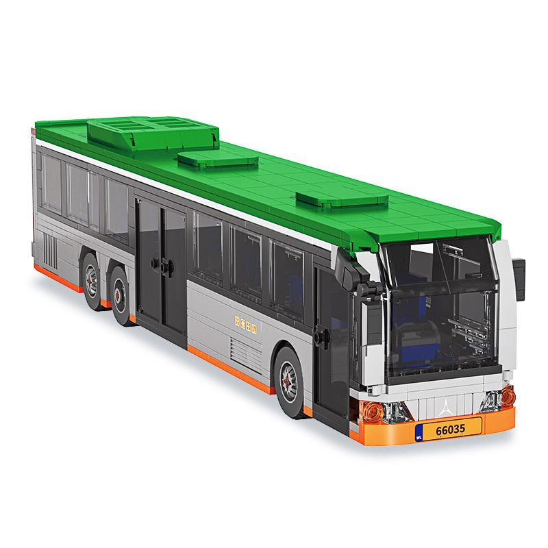 XBERT 66035 XE BUÝT MỞ RỘNG HIỆN ĐẠI bộ đồ chơi xếp lắp ráp ghép mô hình City CITY BUS Thành Phố 712 khối