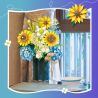 JIESTAR JJ9196 9196 HOA HƯỚNG DƯƠNG CẦM bộ đồ chơi xếp lắp ráp ghép mô hình Creator SUNFLOWER BOUQUET Sáng Tạo 1124 khối