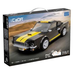 CADA DOUBLEE C51093 51093 SHELBY GT350H LẬP TRÌNH XE ĐIỀU KHIỂN TỪ XA CHẾ ĐỘ KÉP 1:20 bộ đồ chơi xếp lắp ráp ghép mô hình Creator Sáng Tạo 292 khối