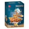 JIESTAR JJ9176 9176 TÀU VŨ TRỤ TƯỞNG TƯỢNG HƠI NƯỚC bộ đồ chơi xếp lắp ráp ghép mô hình STEAM FANTASY SPACESHIP 1864 khối