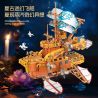 JIESTAR JJ9176 9176 TÀU VŨ TRỤ TƯỞNG TƯỢNG HƠI NƯỚC bộ đồ chơi xếp lắp ráp ghép mô hình STEAM FANTASY SPACESHIP 1864 khối