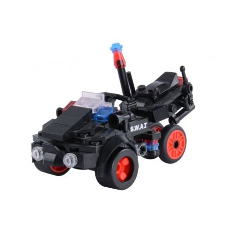 WOMA C0512A 0512A Xếp hình kiểu  SWAT SPECIAL FORCE SWAT Motorcycles Mô Tô 4 Bánh Lính đặc Nhiệm 141 khối