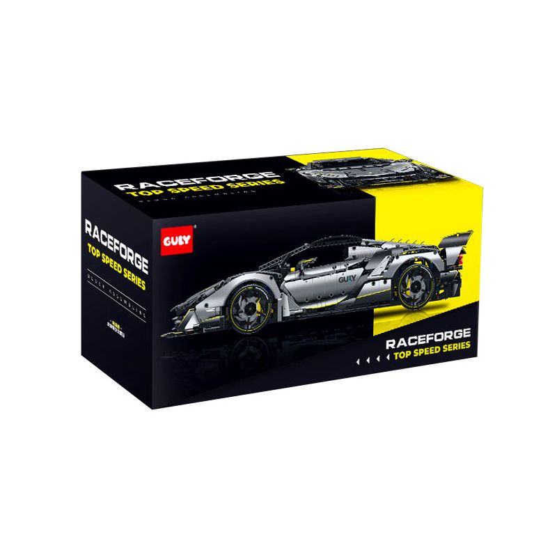 GULY 10638 LAMBORGHINI MỘT CHIẾC XE THỂ THAO KHÁI NIỆM tỷ lệ 1:8 bộ đồ chơi xếp lắp ráp ghép mô hình Technic RACEFORGE Kỹ Thuật Công Nghệ Cao Mô Hình Phương Tiện 3392 khối