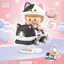 LOZ 4303 XE BÒ CON bộ đồ chơi xếp lắp ráp ghép mô hình Creator Sáng Tạo 190 khối