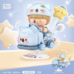 LOZ 4304 KOALA LẮC XE bộ đồ chơi xếp lắp ráp ghép mô hình Creator Sáng Tạo 188 khối