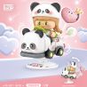 LOZ 4307 PANDA LẮC XE bộ đồ chơi xếp lắp ráp ghép mô hình Creator Sáng Tạo 188 khối