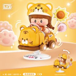 LOZ 4308 TIGER LẮC XE bộ đồ chơi xếp lắp ráp ghép mô hình Creator Sáng Tạo 188 khối