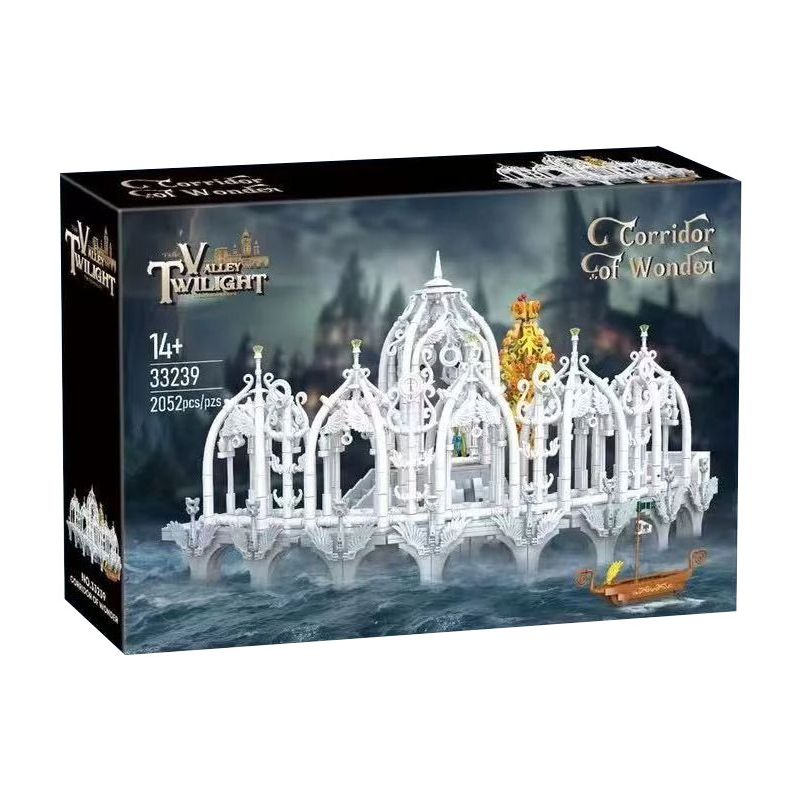BAKA TECHNOLOGY 33239 LORD OF THE RINGS HÀNH LANG THẦN KỲ THUNG LŨNG ELF bộ đồ chơi xếp lắp ráp ghép mô hình The Lord Of The Rings CORRIDOR OF WONDER Chúa Nhẫn 2052 khối