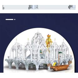 BAKA TECHNOLOGY 33239 LORD OF THE RINGS HÀNH LANG THẦN KỲ THUNG LŨNG ELF bộ đồ chơi xếp lắp ráp ghép mô hình The Lord Of The Rings CORRIDOR OF WONDER Chúa Nhẫn 2052 khối