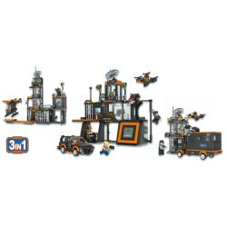 FORANGE FC3333 3333 XÂY DỰNG SWAT bộ đồ chơi xếp lắp ráp ghép mô hình City Thành Phố 619 khối