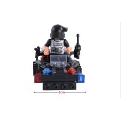 WOMA C0512A 0512A Xếp hình kiểu  SWAT SPECIAL FORCE SWAT Motorcycles Mô Tô 4 Bánh Lính đặc Nhiệm 141 khối