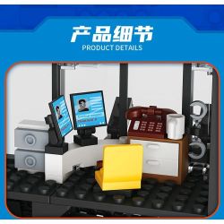 FORANGE FC3333 3333 XÂY DỰNG SWAT bộ đồ chơi xếp lắp ráp ghép mô hình City Thành Phố 619 khối