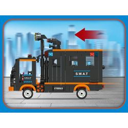 FORANGE FC3333 3333 XÂY DỰNG SWAT bộ đồ chơi xếp lắp ráp ghép mô hình City Thành Phố 619 khối