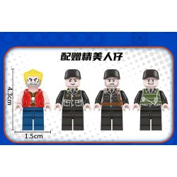 FORANGE FC3333 3333 XÂY DỰNG SWAT bộ đồ chơi xếp lắp ráp ghép mô hình City Thành Phố 619 khối