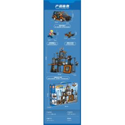 FORANGE FC3333 3333 XÂY DỰNG SWAT bộ đồ chơi xếp lắp ráp ghép mô hình City Thành Phố 619 khối