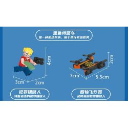 FORANGE FC3333 3333 XÂY DỰNG SWAT bộ đồ chơi xếp lắp ráp ghép mô hình City Thành Phố 619 khối