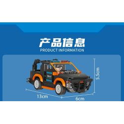 FORANGE FC3333 3333 XÂY DỰNG SWAT bộ đồ chơi xếp lắp ráp ghép mô hình City Thành Phố 619 khối