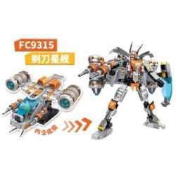 FORANGE FC9315 9315 THAY ĐỔI TRỰC TIẾP CỦA DAO CẠO bộ đồ chơi xếp lắp ráp ghép mô hình 692 khối