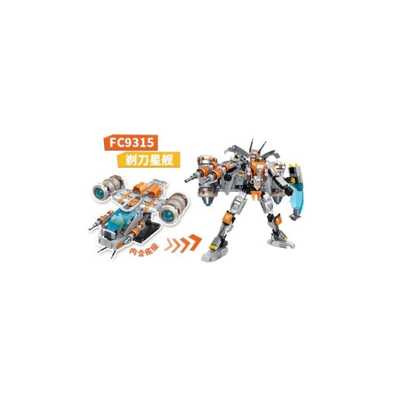 FORANGE FC9315 9315 THAY ĐỔI TRỰC TIẾP CỦA DAO CẠO bộ đồ chơi xếp lắp ráp ghép mô hình 692 khối