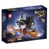 DK 7057 CON CHÓ MA THUẬT bộ đồ chơi xếp lắp ráp ghép mô hình MAGIC DOG 1298 khối