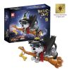 DK 7057 CON CHÓ MA THUẬT bộ đồ chơi xếp lắp ráp ghép mô hình MAGIC DOG 1298 khối