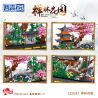 LEZI CREATION LZ8337 8337 VƯỜN RỪNG ZEN bộ đồ chơi xếp lắp ráp ghép mô hình Arts & Crafts ZEN FOREST GARDEN 2805 khối