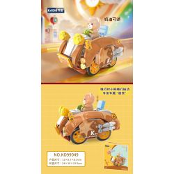 KAIDO KD99049 99049 KEM GẤU CROISSANT bộ đồ chơi xếp lắp ráp ghép mô hình