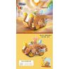 KAIDO KD99049 99049 KEM GẤU CROISSANT bộ đồ chơi xếp lắp ráp ghép mô hình