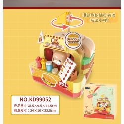 KAIDO KD99052 99052 GẤU HAMBURGER bộ đồ chơi xếp lắp ráp ghép mô hình