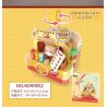 KAIDO KD99052 99052 GẤU HAMBURGER bộ đồ chơi xếp lắp ráp ghép mô hình
