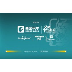 CHAO FANSHA 201406 RỒNG TENG BỐN BIỂN bộ đồ chơi xếp lắp ráp ghép mô hình 1000 khối