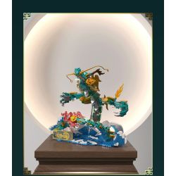 CHAO FANSHA 201406 RỒNG TENG BỐN BIỂN bộ đồ chơi xếp lắp ráp ghép mô hình 1000 khối