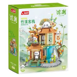 JAKI BK011 JIA BẠN CÙNG LỚP PANDA ZHULINXI INN bộ đồ chơi xếp lắp ráp ghép mô hình