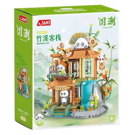 JAKI BK011 JIA BẠN CÙNG LỚP PANDA ZHULINXI INN bộ đồ chơi xếp lắp ráp ghép mô hình