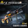 Kazi KY88058 88058 SÚNG TRƯỜNG SCAR ASSAULT 10 KẾT HỢP bộ đồ chơi xếp lắp ráp ghép mô hình Military Army Quân Sự Bộ Đội
