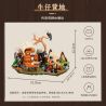 LUMIBRICKS FUNWHOLE F9076 9076 TÂY TRẠI CAO BỒI bộ đồ chơi xếp lắp ráp ghép mô hình Western OLD WEST COWBOY CAMP Trung Cổ 542 khối