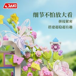 JAKI AK050 BƯỚM DANCE FAIRY TRAIL bộ đồ chơi xếp lắp ráp ghép mô hình