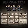 QuanGuan 100299 Quan Guan 100299 BỂ PHÒNG KHÔNG SỐ 1 bộ đồ chơi xếp lắp ráp ghép mô hình Military Army FLAKPANZER I Quân Sự Bộ Đội 675 khối