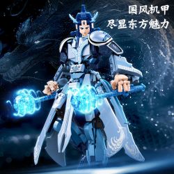 WANGAO 288019 MỚI HUYỀN THOẠI NEZHA 2 AO BING RỒNG THẦN TIANWEI bộ đồ chơi xếp lắp ráp ghép mô hình 504 khối