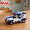 GUDI 40101 CẢNH SÁT Ô TÔ OFF-ROAD TÁM-MỘT TRONG bộ đồ chơi xếp lắp ráp ghép mô hình 638 khối