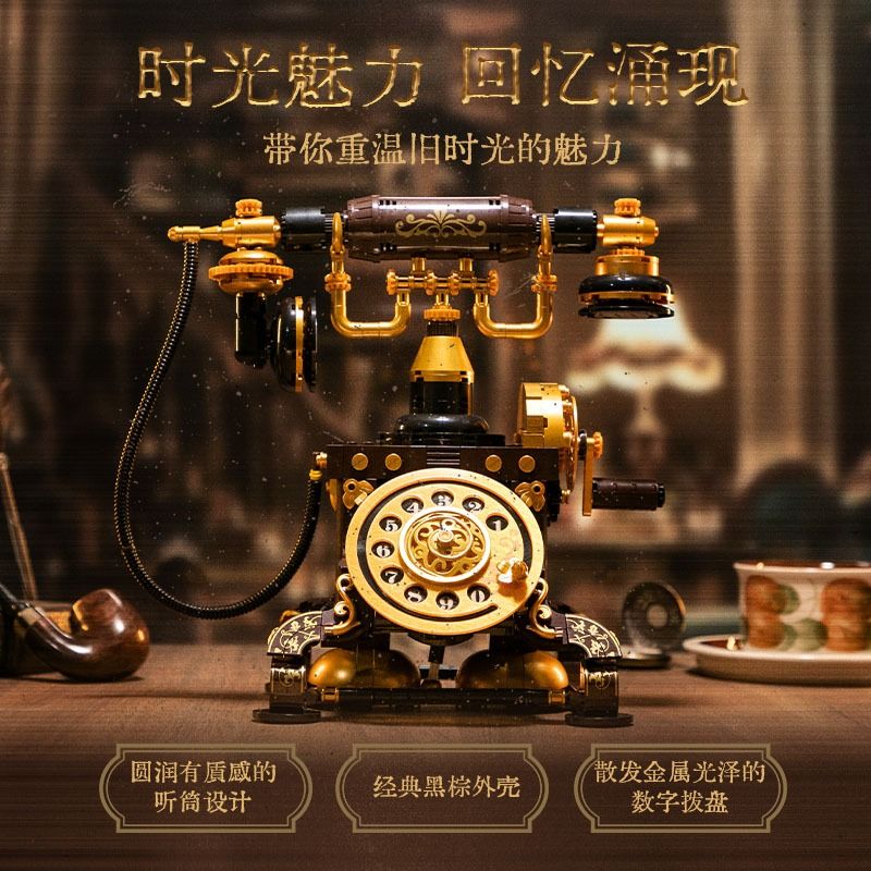 PANTASY 85018 ĐIỆN THOẠI RETRO bộ đồ chơi xếp lắp ráp ghép mô hình Creator Sáng Tạo 800 khối